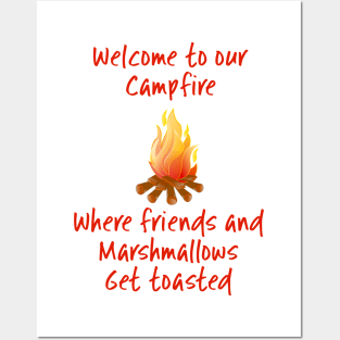 Welcome to our campfire... Posters and Art